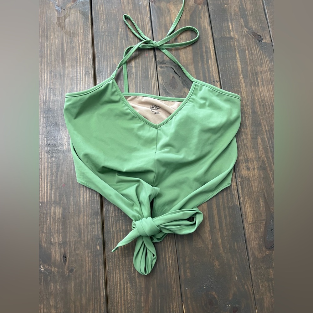 Kortni Jeane Large TUT (tied up top) green